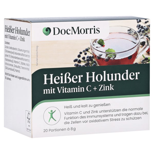 DocMorris Heißer Holunder 20X8 g