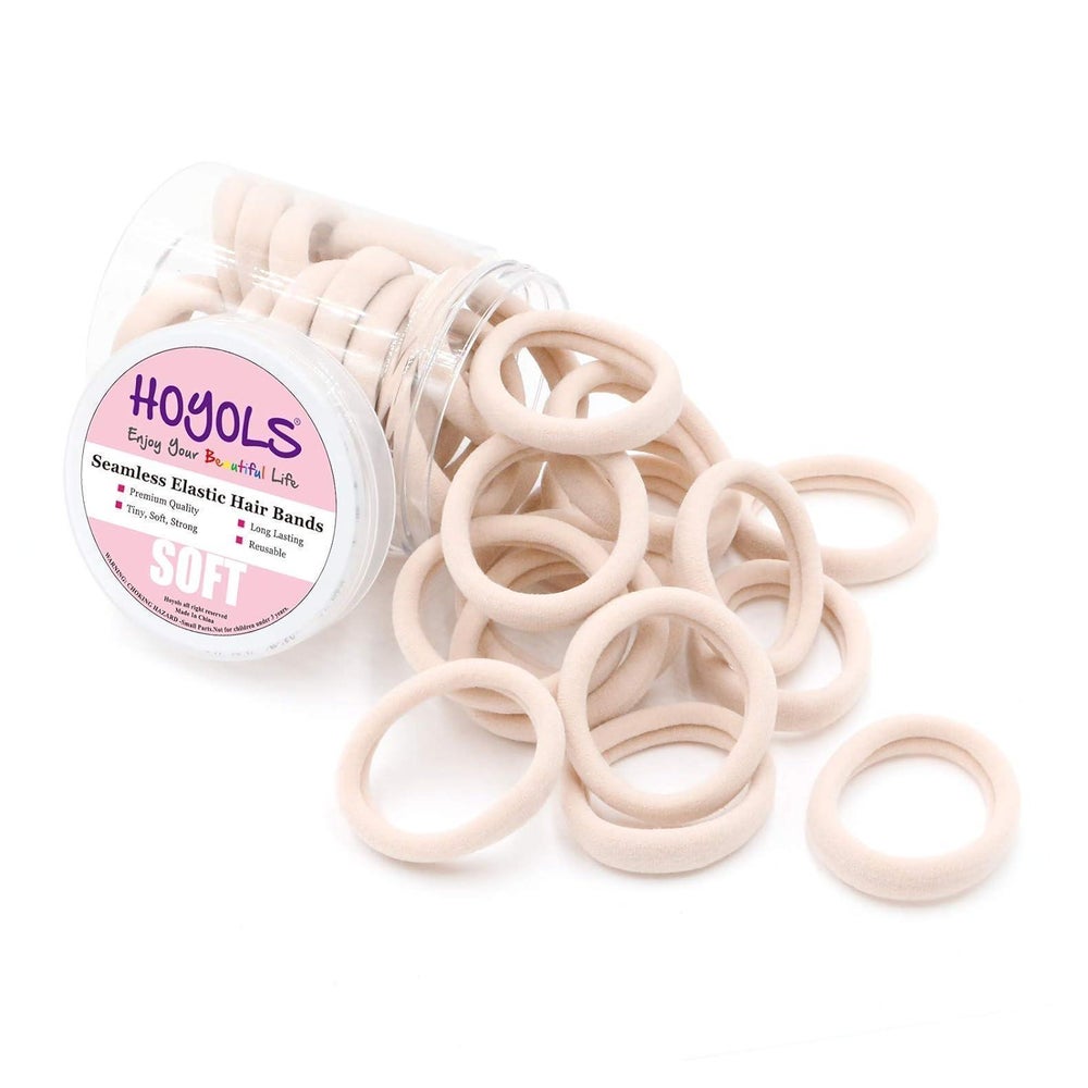 HOYOLS Soft-Stretch Elastische Haarbänder für lockiges Haar 1 St