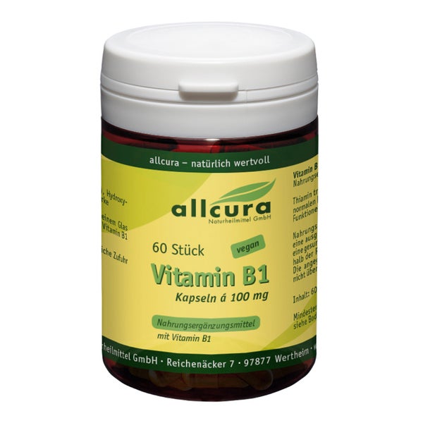 Vitamin B1 100 mg Kapseln 60 St