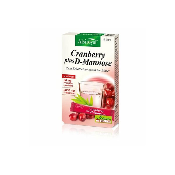 Alsiroyal Cranberry plus D-Mannose 10 Sticks 23,5 g