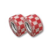 LisaCare Fingerpflaster 2,5cm x 4,5m - 2er Karo Rot 2 St