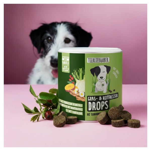 Gras- & Kotfresser Drops für Hunde