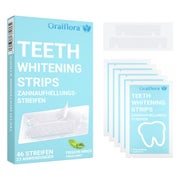Oralflora Zahnaufhellung Bleaching – Whitening Strips, Zahnaufhellungsstreifen für weißere Zähne 46 St