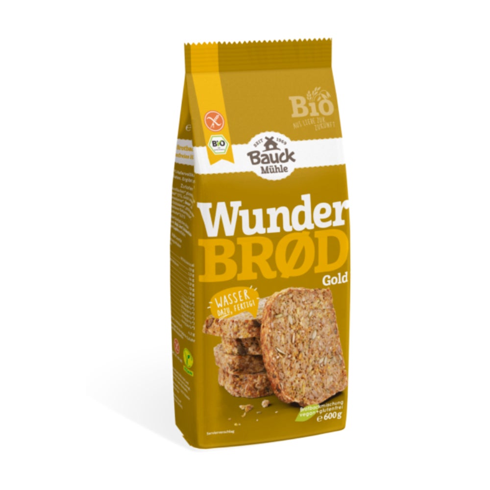 Bauckhof - Wunderbrød Gold glutenfrei Bio 600 g