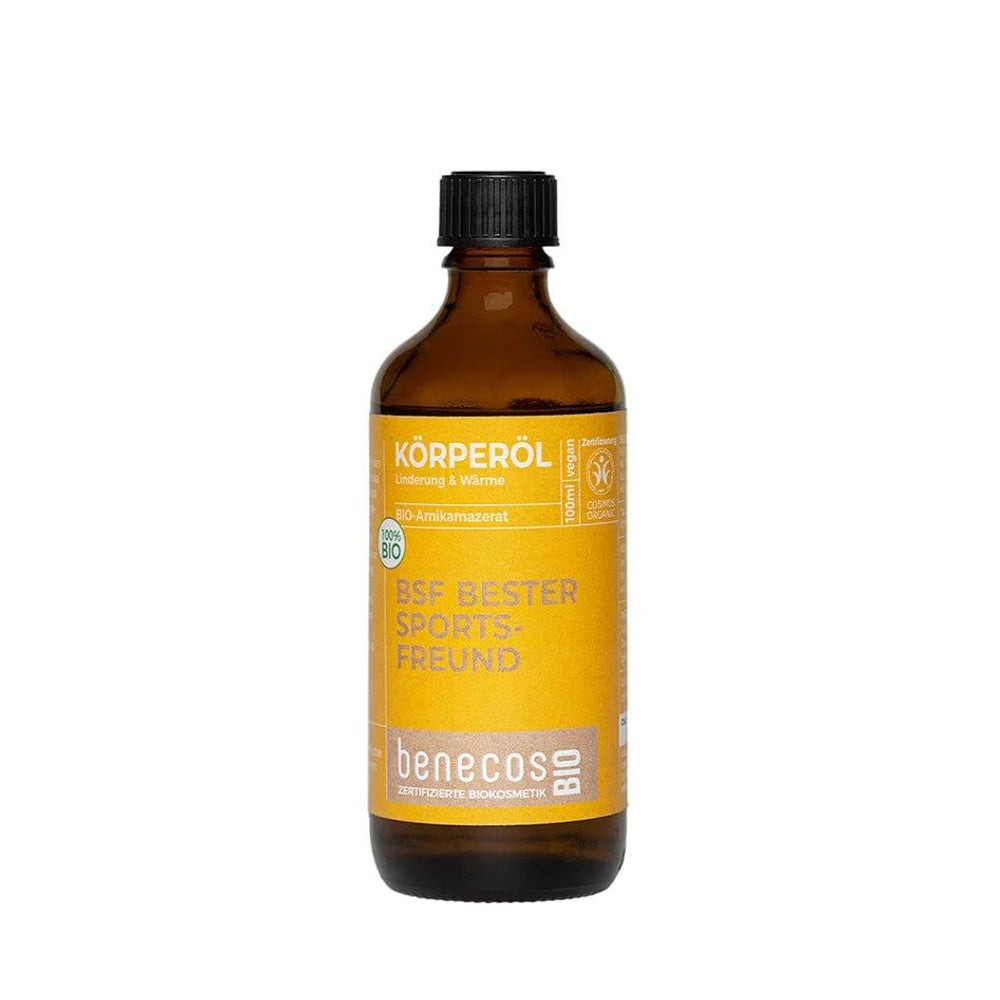 benecos BSF BESTER SPORTSFREUND Körperöl Arnikamazerat Bio