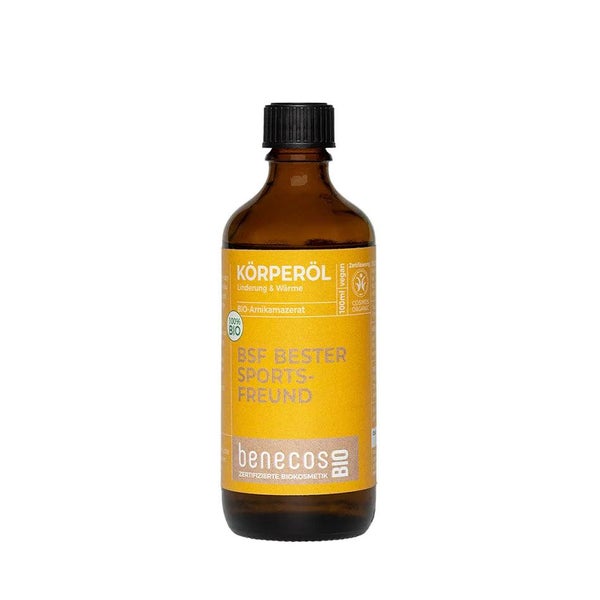 benecos BSF BESTER SPORTSFREUND Körperöl Arnikamazerat Bio