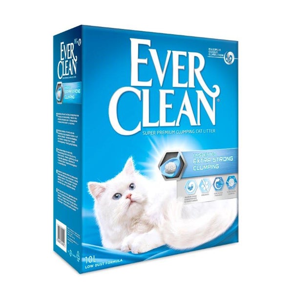 Ever Clean Extra Strong Clumping Unscented 10 l
