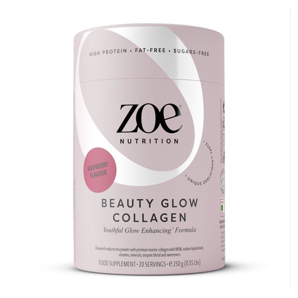 zoe Beauty Glow Collagen, 250 g, Raspberry 250 g