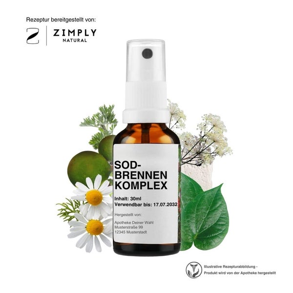 Zimply Natural SODBRENNEN KOMPLEX - Pflanzbasierte Rezeptur 30 ml