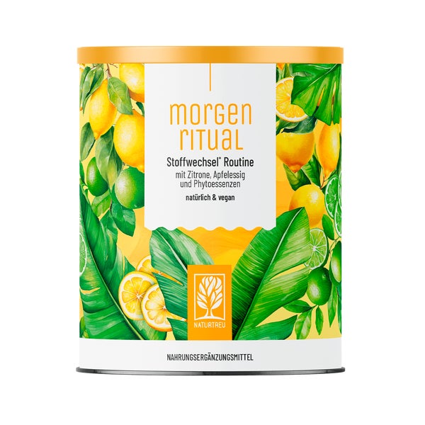 Morgenritual - Stoffwechsel* Routine mit Zitrone & Ingwer - NATURTREU® 150 g