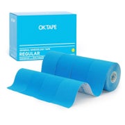 OK TAPE Basic Kinesiologie Tape 4 Rollen (5cm x 5m) Blau - Sportband für