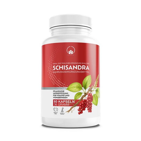 Saint Nutrition® Schisandra 1000mg | Hochdosiert mit Natürlich & Pflanzliche Inhaltsstoffe 36 g
