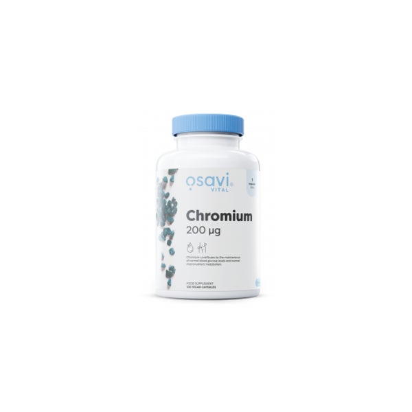 Chrom 200 mcg, vegane Kapseln 120 St