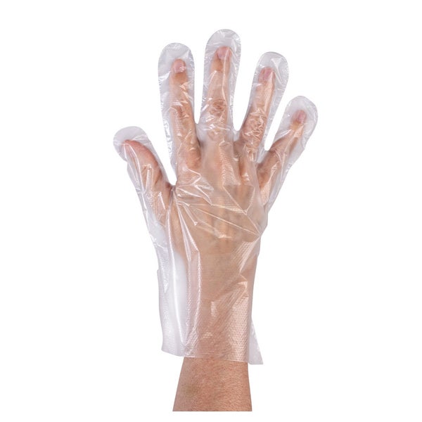 Medi-Inn PE-Handschuhe für Damen, Gr. M, transparent, 27,5 cm x 22 cm 1000 St