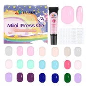 Falsche Nägel 288 12er Pack Kurz Vollabdeckung Nagelkleber 2 1 St