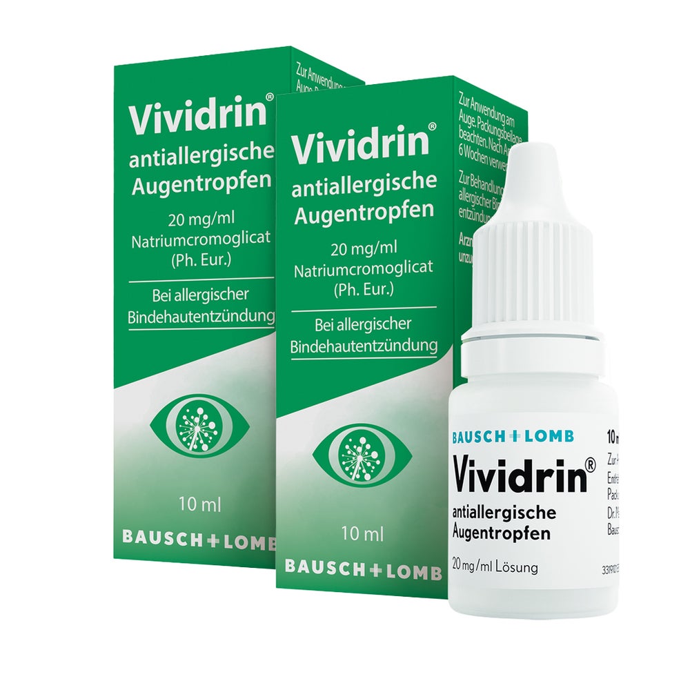 Vividrin Antiallergische Augentropfen 2X10 ml