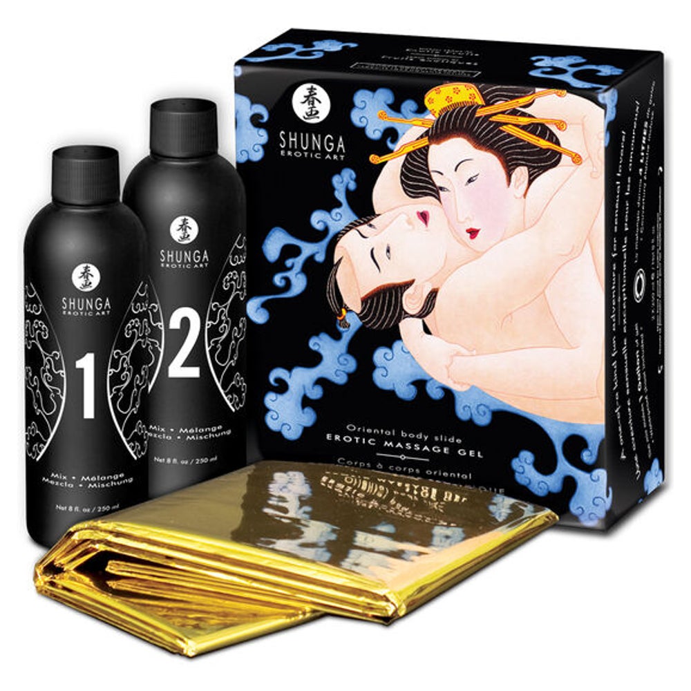Shunga Erotic Art - Orientalisches Massagegel mit Früchten 250 ml