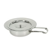 Medi-Inn Bettpfanne mit Deckel aus rostfreiem Edelstahl 1 St