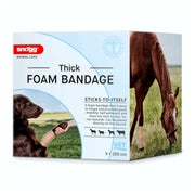 Snögg Animal Care Thick Foam Bandage, 9 x 200 cm - Selbstklebender Verband für Tiere 1 St