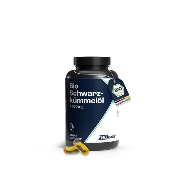 GOaktiv® Bio Schwarzkümmelöl Kapseln 180 St