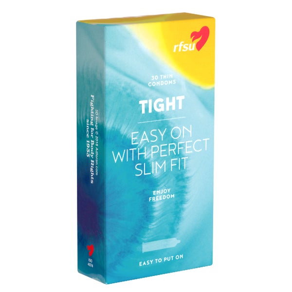 «Tight» (Slim Fit) schmale Kondome, die nicht abrutschen (30 Kondome) 30 St