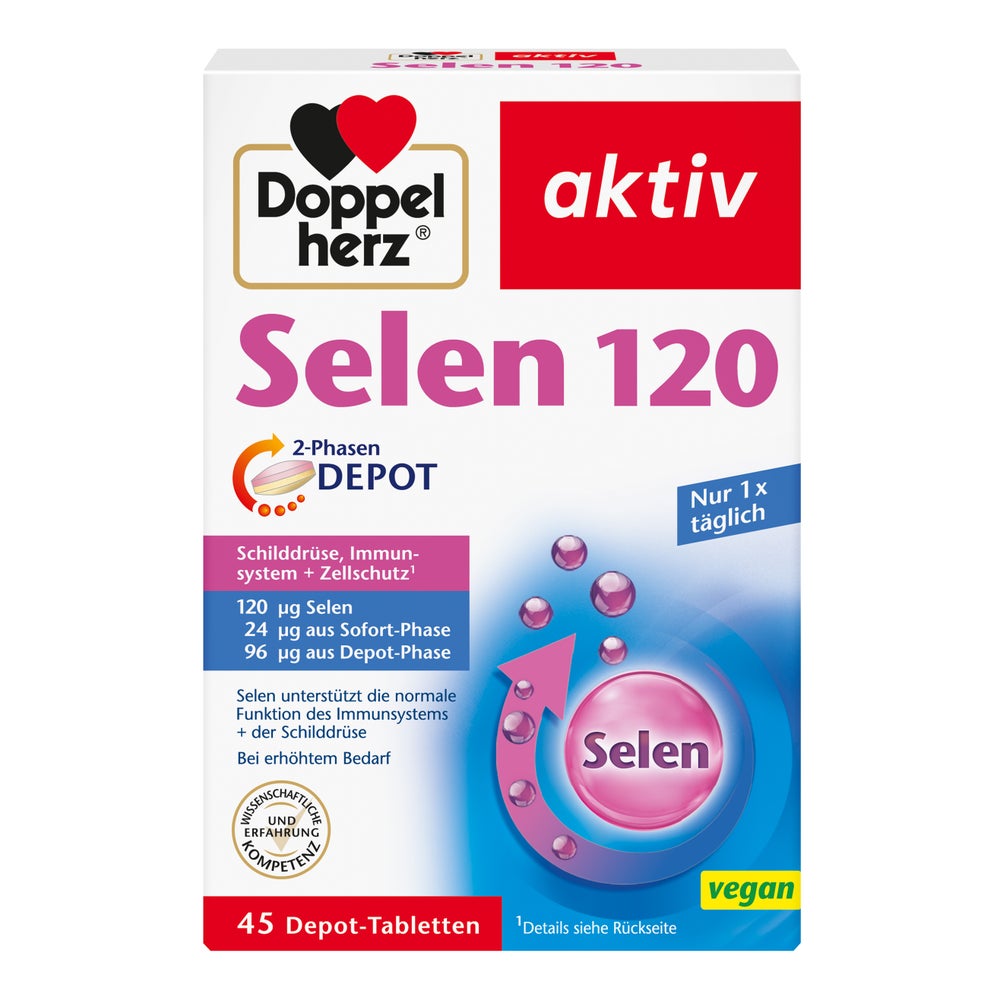 Doppelherz Selen 120 2-phasen Depot Tabletten 45 St