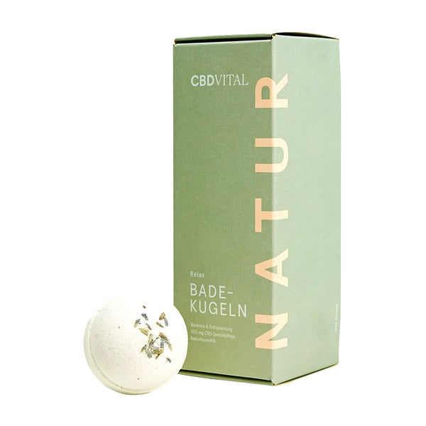 CBD VITAL Badekugeln mit echtem Lavendel für mehr Balance 3 St