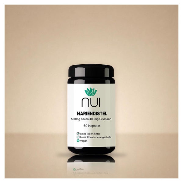 NUI Mariendistel Extrakt 500 mg, 60 Kapseln 60 St