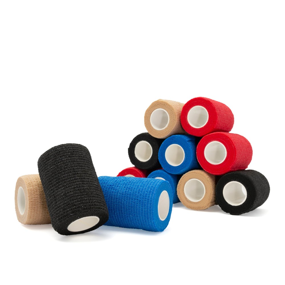 axion® Haftbandage 7.5 cm Breite Mix-Set in 4 Farben 12 St