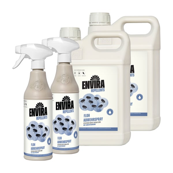 Envira Floh Abwehrspray mit Nachfüllpack