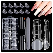 Nagelformen Set Dual Gel Pinsel Clip Feile Type 4-120 Stück 1 St
