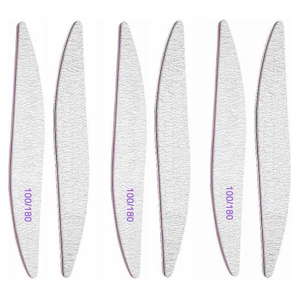 6 Stück Nagelfeile Profi 100/180 Körnung für Gelnägel Nagels 1 St