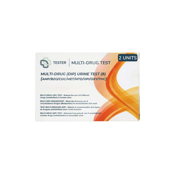 The Tester - Multi-Drug 8 Drug Screen Urin Selbsttest 1 St