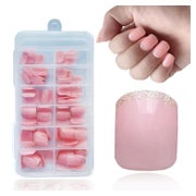 Nageltips 168 Stück French Short Round Full Cover Short Roun 1 St