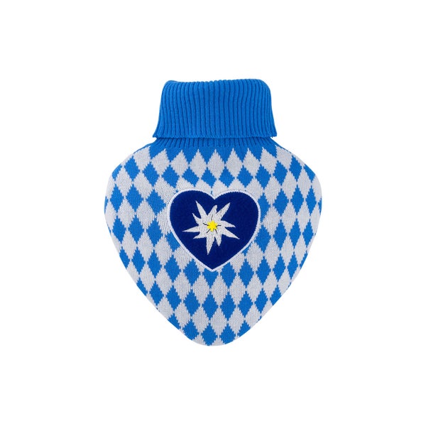 Wärmflasche Herz 1,0 l mit Strickbezug Bavaria 1 St