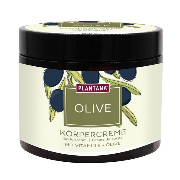 PLANTANA Olive Körpercreme mit Vitamin E 500 ml