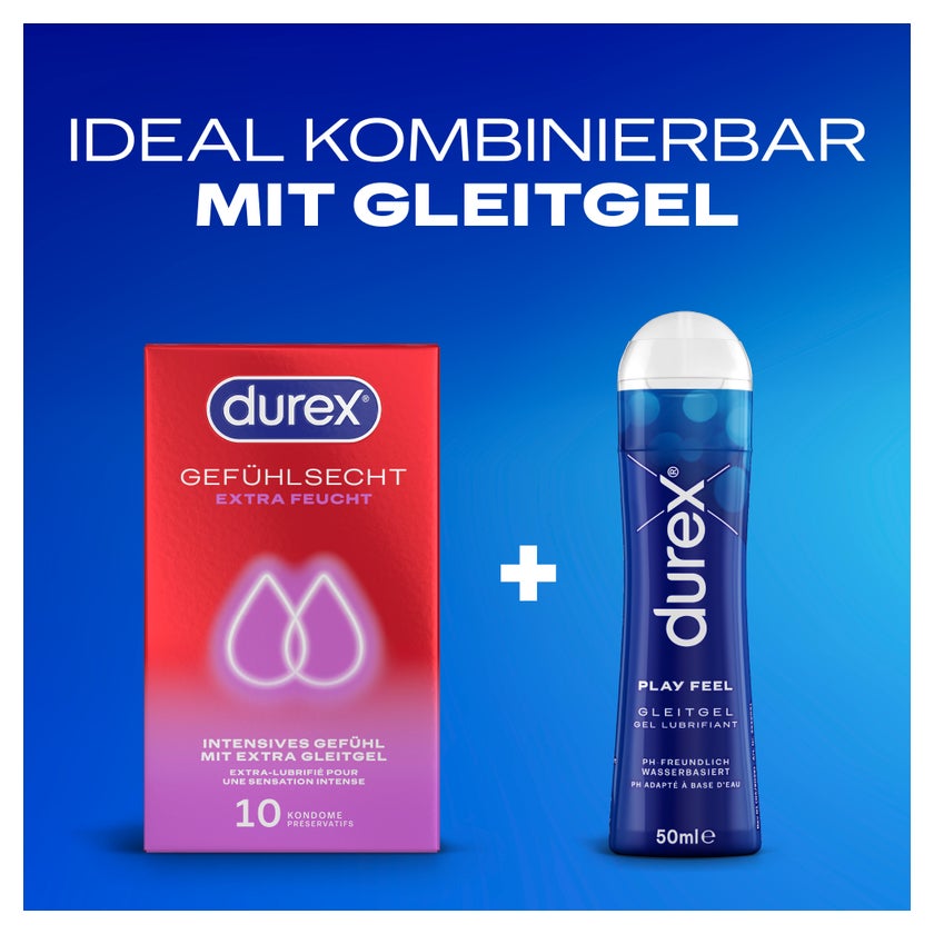 Durex Gefhlsecht Kondome Extra Feucht 10 St online kaufen | DocMorris