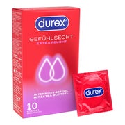 Produktabbildung: «Gefühlsecht Extra Feucht» 10 Stück, ultra-dünn (10 Kondome) 10 St