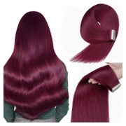 Tape Extensions Echthaar Remy 60cm 20pcs 99JA# 24inch(60cm)- 1 St
