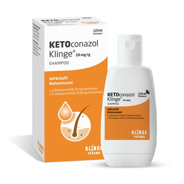 Ketoconazol Klinge 20 mg/g Shampoo 120 ml