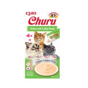 INABA Churu Cat Püree Huhn mit Jakobsmuschel 4 x 0,06 kg