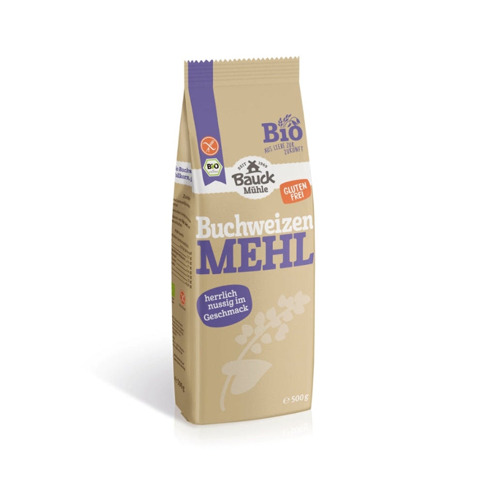 Bauck Mühle Buchweizenmehl Vollkorn Bio - glutenfrei 500 g
