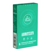 Aromatizzato – 6 Kondome, bunte Farben, Aromen, 53 mm (6 Kondome) 6 St