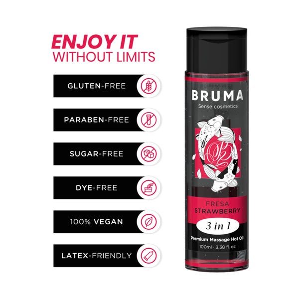 Bruma - Premium-Massageöl mit Wärmeeffekt 100 ml