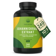 Johanniskraut Kapseln, Mit Vitamin B6, B12 & Folsäure, Vegan 240 St