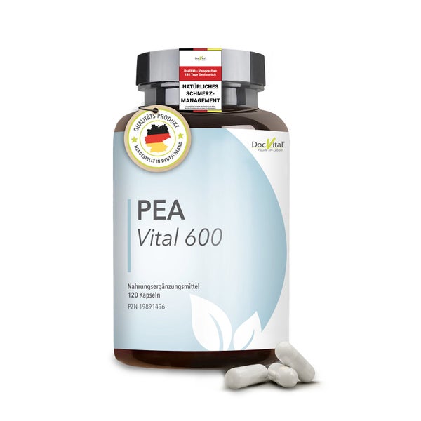 DocVital® PEA – 1200mg, 120 Kapseln, deutsche Qualität 120 St