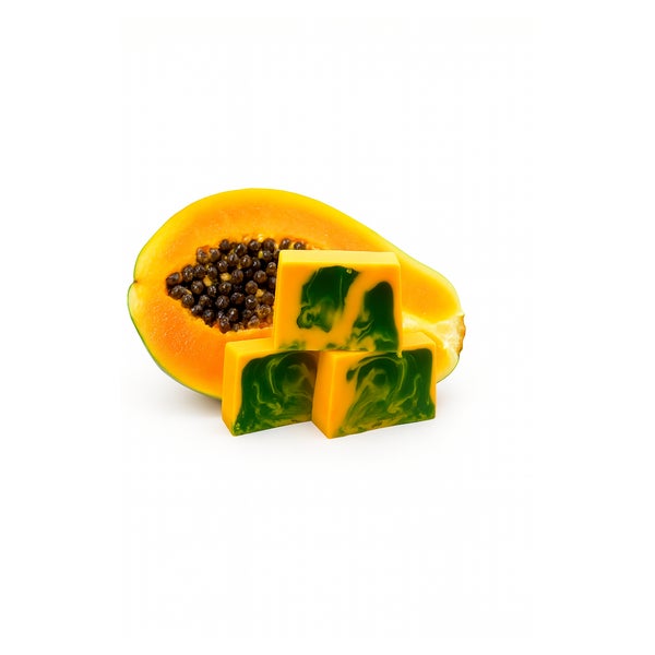 Nesbel Seife Papaya – exotisch & fruchtig | Glycerin & Ziegenmilch 100 g