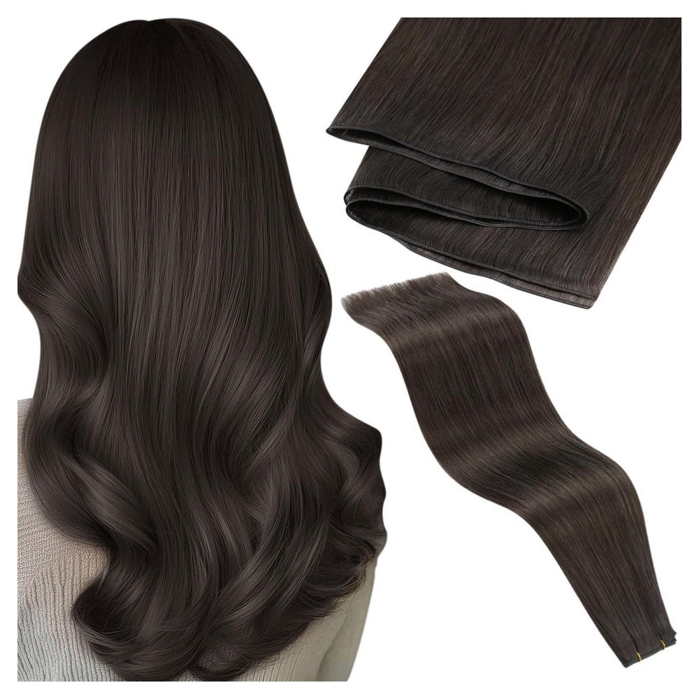 Haarverlängerungen Echthaar Remy 45cm-50G 2.2-Genie Tressen- 1 St