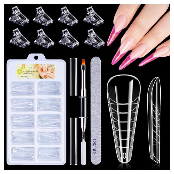 Nagelformen Dual Polygel Nagelpinsel Nagelfeile 100 Type 1-1 1 St