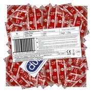 Produktabbildung: Red – 100 rote Kondome, Erdbeeraroma 56 mm, langes Reservoir (100 Kondome) 100 St